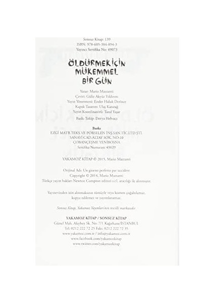 Öldürmek Için Mükemmel Bir Gün