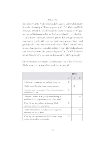 Attached: Are You Anxious, Avoidant Or Secure? How The Science Of Adult Attachment Can Help You Find – And Keep – Love modelleri