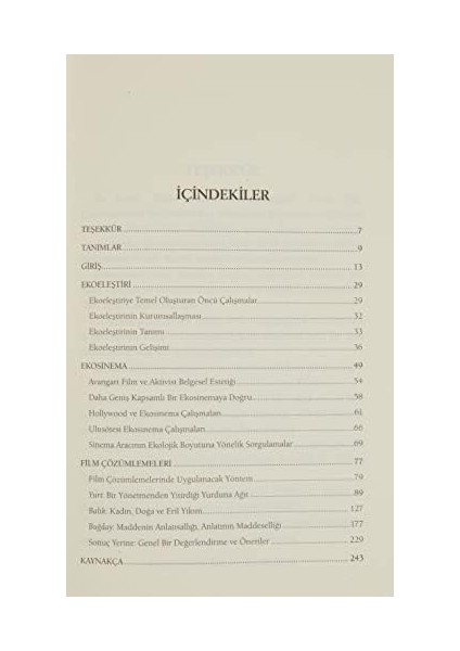 Ekosinema: Çevreci Film Eleştirisine Giriş: Çevreci Film Eleştrisine Giriş