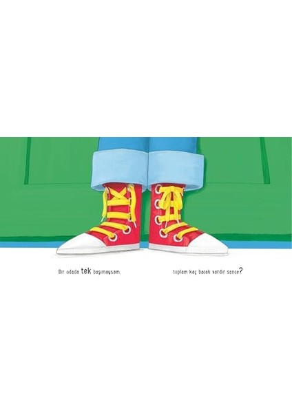 Ne Çok Bacak!: Aşırı Eğlenceli Sayma ve Toplama Kitabı modelleri