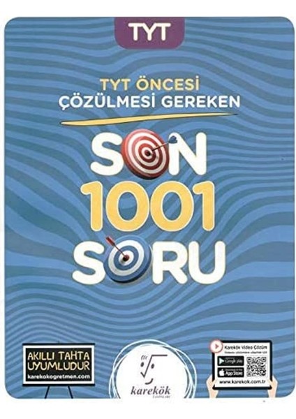 Karekök Tyt Öncesi Çözülmesi Gereken Son 1001 Soru