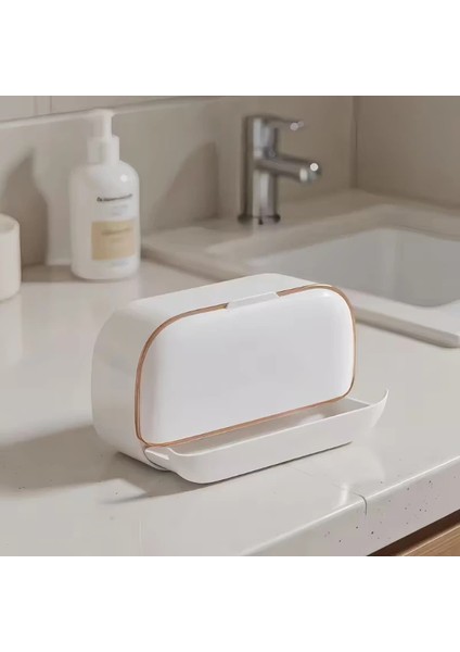 Kapaklı ve Drenaj Bölmeli Duvara Monte Sabunluk ( Lisinya ) fırsatları