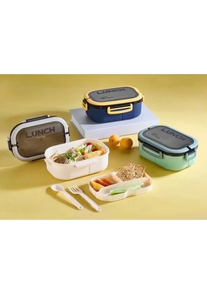 Tek Katlı Bölmeli Beslenme Kutusu ( Lisinya )