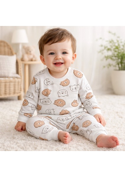Bebek-Çocuk Pijama Takımı 1yaş - 2yaş - 3yaş