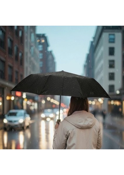 Siyah Kılıflı Otomatik Kompakt Şemsiye ( Lisinya ) fırsatları