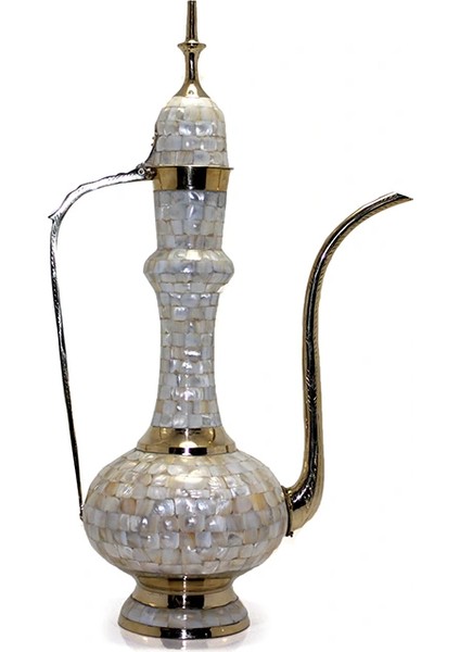 Pirinç Sedefli Ibrik 55 cm ( Lisinya )