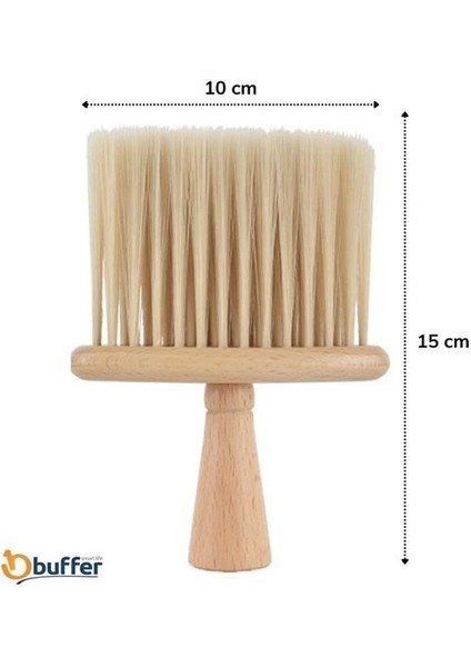 Araba Için Ahşap Saplı Yumuşak Kıl Fırça Detaylı Toz Alma Temizleme Fırçası ( Lisinya )
