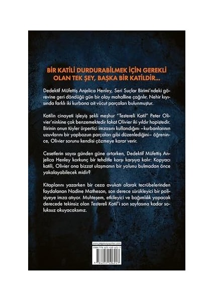 Testereli Katil: Dedektif Anjelica Henley Serisi 1. Kitap