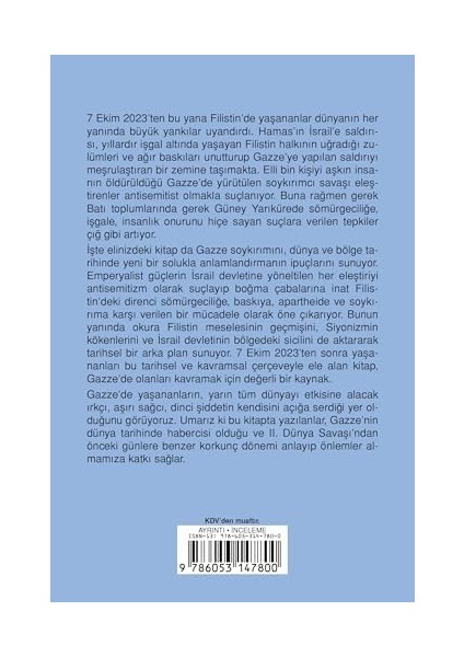 Gazze Felaketi: Soykırımı Tarihsel Perspektiften Okumak fiyatları