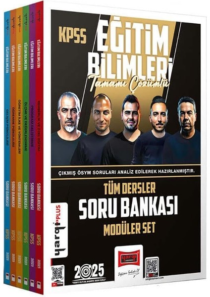 Yargı Yayınları 2025 Kpss Eğitim Bilimleri Tamamı Çözümlü Modüler Soru Bankası Seti