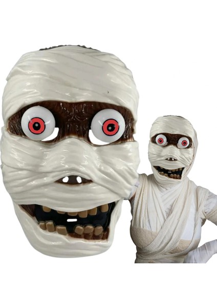 Sallanan Yaylı Oynar Gözlü Mumya Maskesi ( Lisinya ) indirimleri