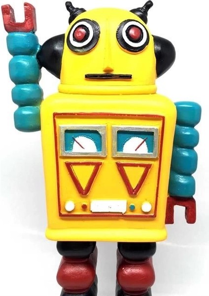 Decotown Nostaljik Sevimli Uzaylı Robot Şeklinde Figür Biblo ( Lisinya ) modelleri