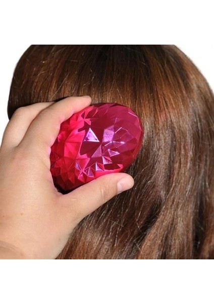 Neon Pembe Düzleştirici Tarak Geniş Aralıklı her Saç Tipine Uygun Fırçalı Saç Düzleştirici ( Lisinya ) fırsatları