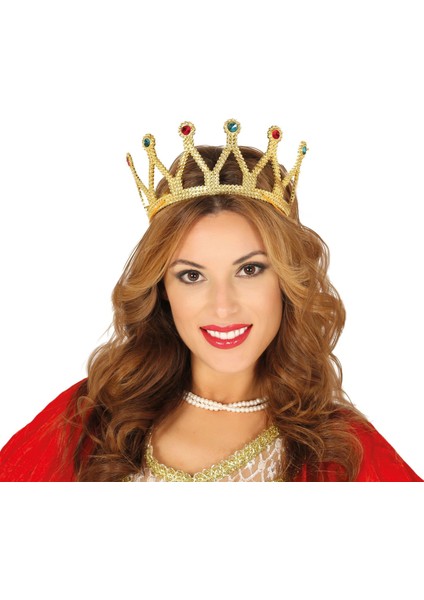 Rönesans Kraliçe Tacı Altın Renk ( Lisinya )