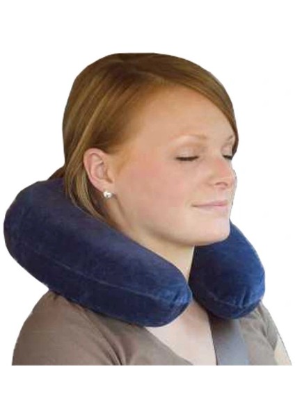 Seyahat Yastığı Şişme Boyun Tipi Ortopedik ( Lisinya )