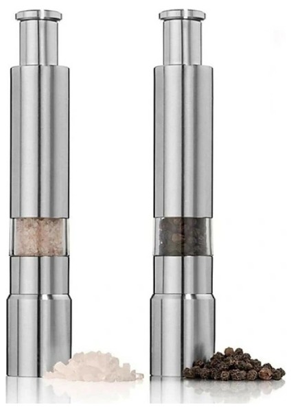 Paslanmaz Çelik Otomatik Basmalı Baharat Öğütücü ( Lisinya ) modelleri