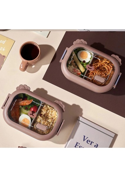 Bölmeli Paslanmaz Çelik Yemek Kutusu ( Lisinya )