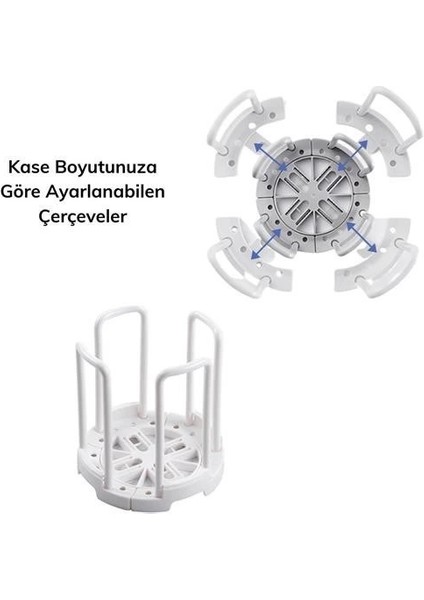 Tabak Bardak Kase Standı Bulaşık Kurutma Tutucu Mutfak Düzenleyici Organizatör ( Lisinya ) fırsatları