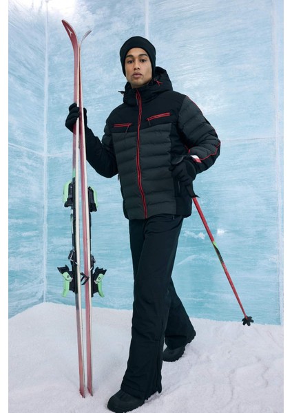 Regular Fit Fermuarlı Su Geçirmez Kayak PANTOLONU D0011AX25WN fiyatları