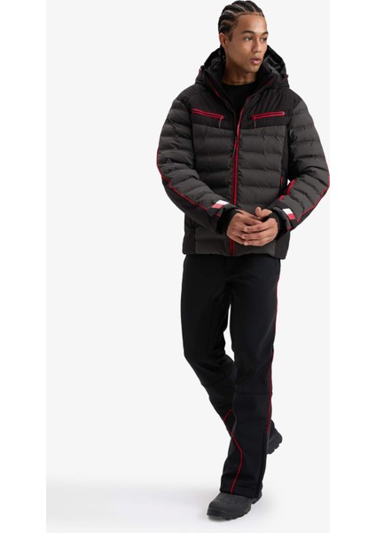 Regular Fit Fermuarlı Düz Paça Softshell Kayak PANTOLONU F5643AX25WN modelleri