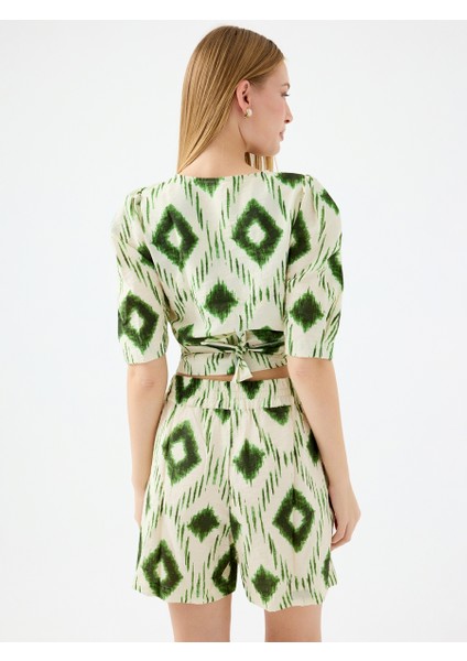 Crop Kadın Bluz K.kol modelleri