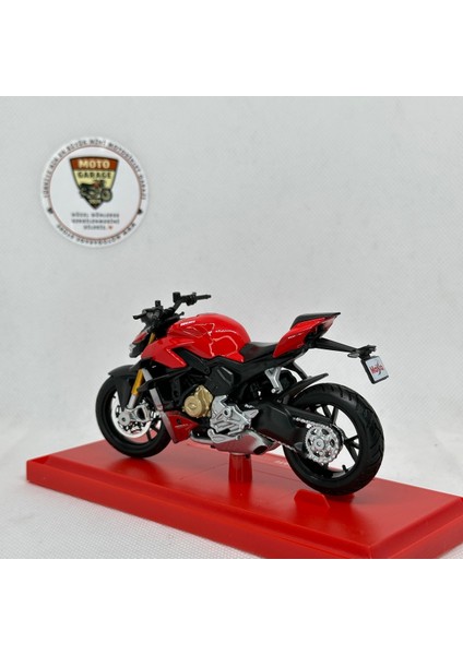 Ducati Supernaked V4 S 1:18 Diecast Model – Maisto Lisanslı Metal Motosiklet fırsatları