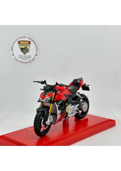 Ducati Supernaked V4 S 1:18 Diecast Model – Maisto Lisanslı Metal Motosiklet
