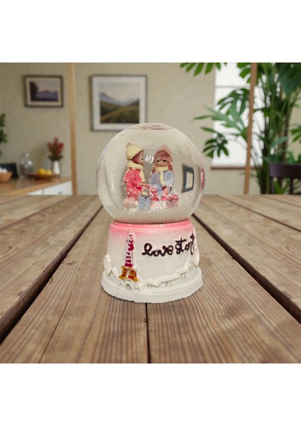 Mini Kar Küresi Işıklı