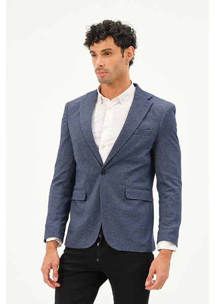 Erkek Slim Fit Blazer Ceket Mavi fiyatları