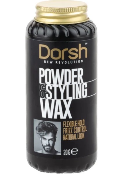 Dorsh Saç Şekillendirici Pudra Wax 20 gr Black