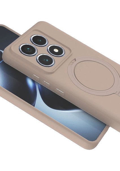 Xiaomi Mi 14T Pro Uyumlu Kamera Koruma Çıkıntılı Magsafe Halka Standlı Kılıf fiyatları