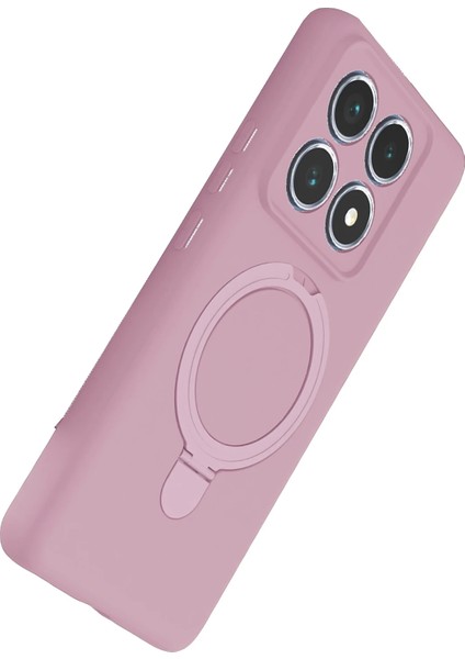 Xiaomi Mi 14T Pro Uyumlu Kamera Koruma Çıkıntılı Magsafe Halka Standlı Kılıf modelleri