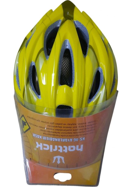 Hattrıck KS46 Kask Ayarlanabilir Sarı