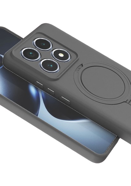 Xiaomi Mi 14T Pro Uyumlu Kamera Koruma Çıkıntılı Magsafe Halka Standlı Kılıf fiyatları