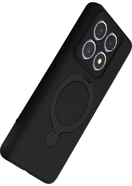 Xiaomi Mi 14T Pro Uyumlu Kamera Koruma Çıkıntılı Magsafe Halka Standlı Kılıf modelleri