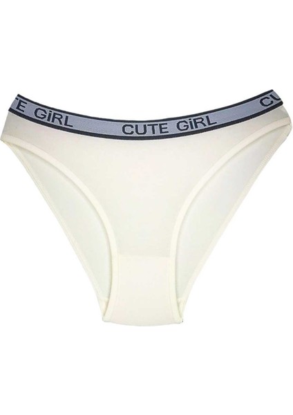 10 Adet Beli Yazılı Pamuklu Kalın Lastik Kadın Slip Külot fiyatları