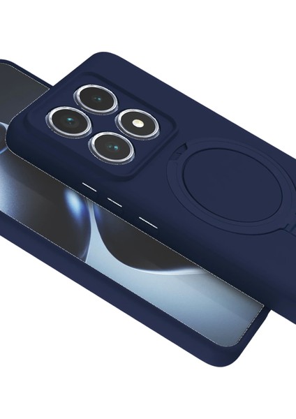 Xiaomi Mi 14T Pro Uyumlu Kamera Koruma Çıkıntılı Magsafe Halka Standlı Kılıf fiyatları