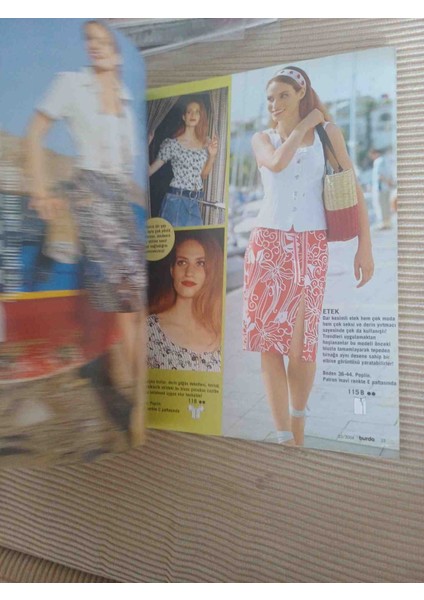 Evrensel Moda Burda Dergisi Sayı 2006/03 Mart Ayi Patron Mevcut modelleri