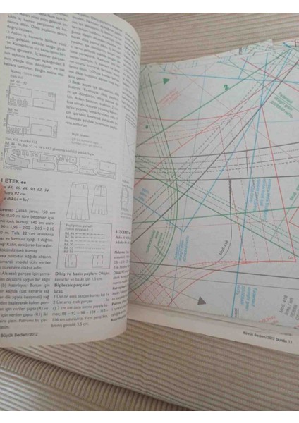 Evrensel Moda Burda Dergisi Sayı 2012/02: Subat Ayi Patron Mevcut fiyatları