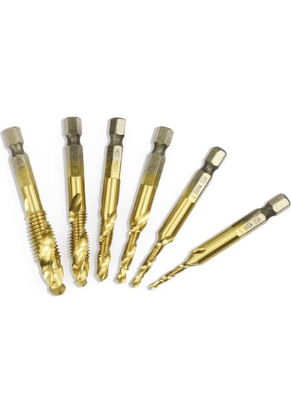 4341 Hss Titanyum Kaplama Kılavuz Matkap Ucu (6 Parça) modelleri