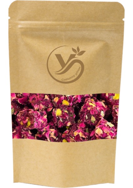 Çifte Kavrulmuş Antep Fıstıklı Gül Yapraklı Lokum 1 kg modelleri