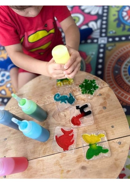 Magic Water Elf Aqua Gel Oyun Seti 5 Renk Jel Şişe 6 Kalıp