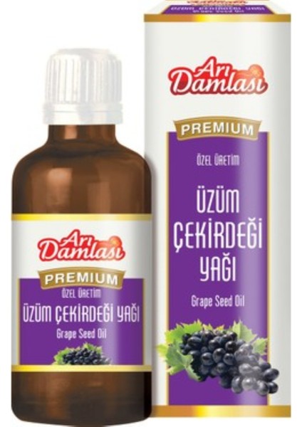 Onaylı %100 Saf Üzüm Çekirdeği Yağı - Soğuk Sıkım - 50 ml fırsatları