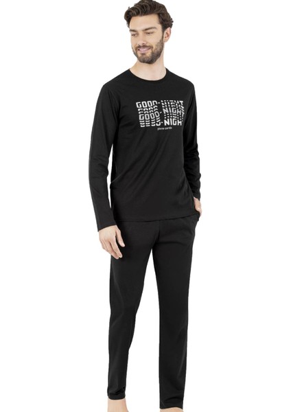 %100 Pamuklu Erkek Pijama Takım