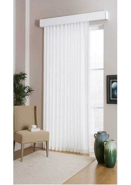 Lüks 1.Sınıf Özel Dikim Eleganse Beyaz Saten güneşlik Perde En X Yükseklik Ölçülerle fırsatları