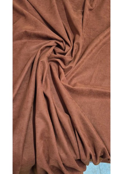 Lüks 1.Sınıf Eleleganse Petek Kadife Dokulu Lüks Kiremit Ada Fon Perde Tek Kanat