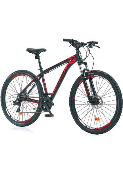 Snoop 5.3 29 Jant 18 Kadro 21 Vites Hd Siyah Neon Kımızı Bisiklet