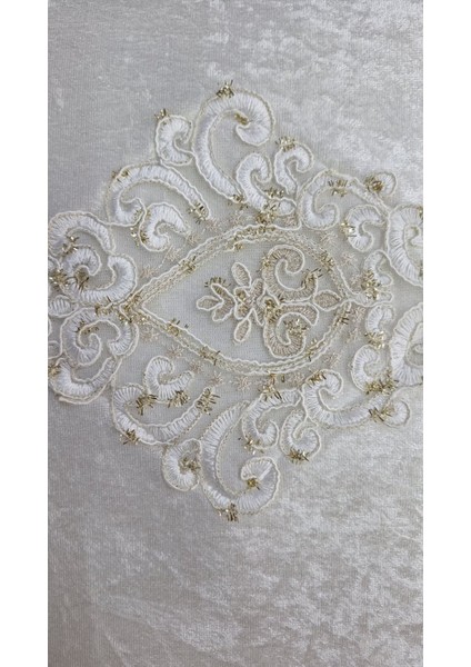 Nergis Kadife 3'lü (60X40/40X40/30X35) Dantelli Hurç Seti Çeyizlik Nişan Düğün Gelin Damat Bohçası fırsatları