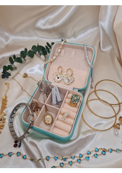 Renkli ve Şık 6'lı Takı Seti: Kolye, Bileklik, Yüzük Sürpriz Aksesuarlar