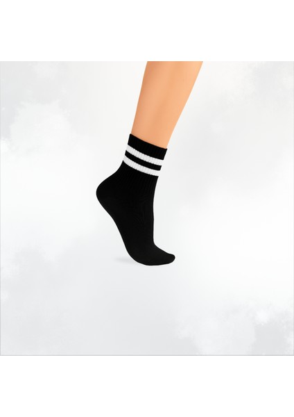 Premium Karışık 5’li Kadın Kolej Çorap Seti - Rahat ve Şık Kullanım